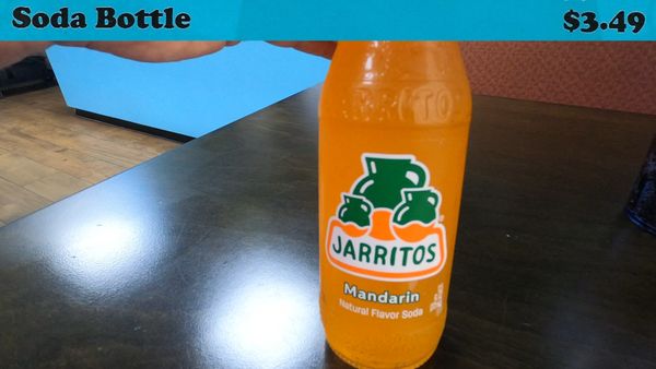 mandarin soda was refreshing!