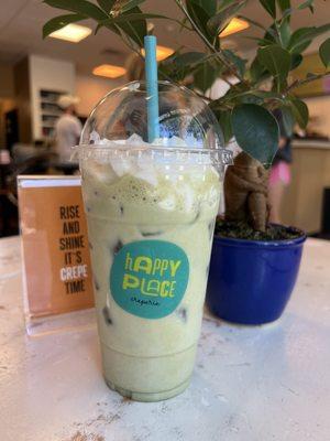 Macha - Iced Green Macha & White Chocolate Latte