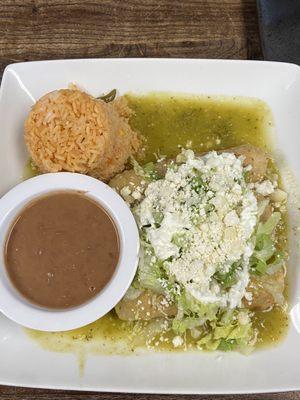 Enchiladas de Pollo