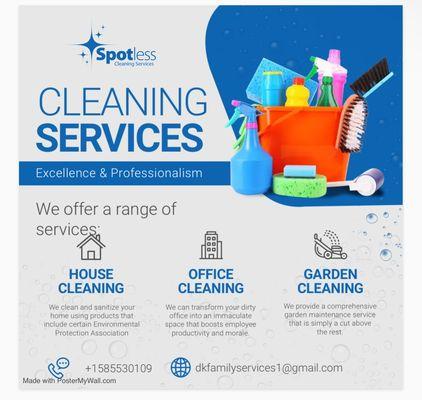 Professional cleaning services