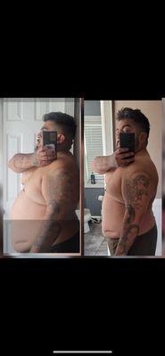 Team Member Danny 8 month Transformation