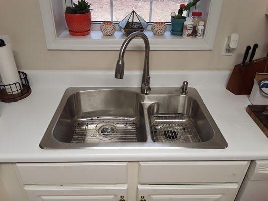 Sink install