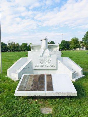 The memorial in one of our veteran gardens.