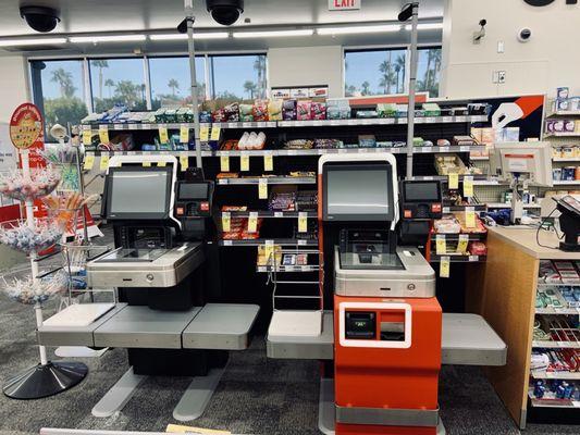 Self checkout is FINALLY coming soon to this location!