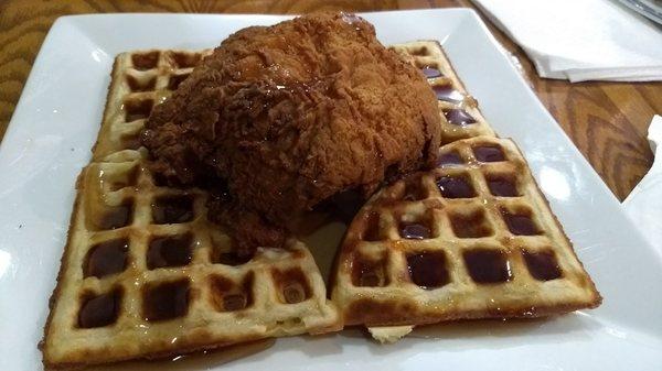 Chicken and waffles without the gravy