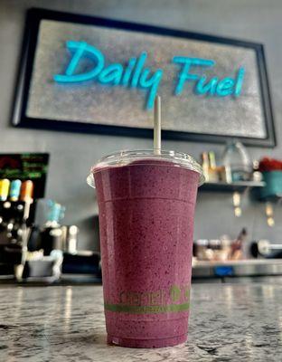 Vegan milkshake, Lavender Berries, 16oz, $9.59