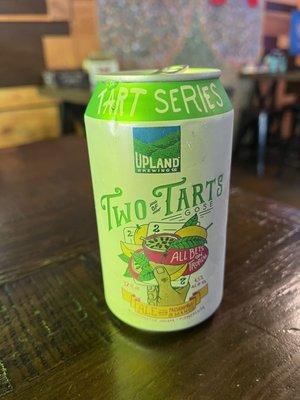 Two tarts gos by upland brewing