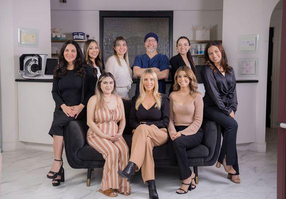 Our newest staff photo. Meet the Reichner Plastic Surgery & Spa Aesthetica Team! Our highest priority is your happiness!