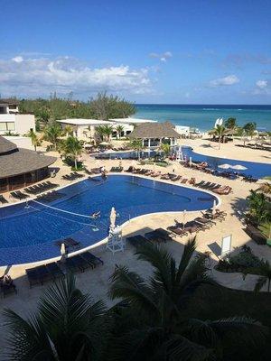 Amazing Pool View at Royalton White Sand Resort, Montego Bay, Jamaica