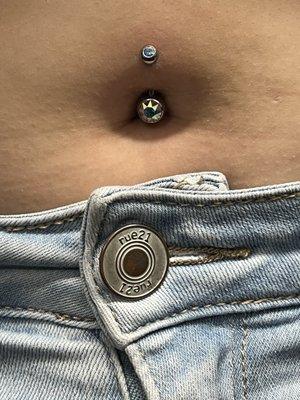 Navel piercing by mike