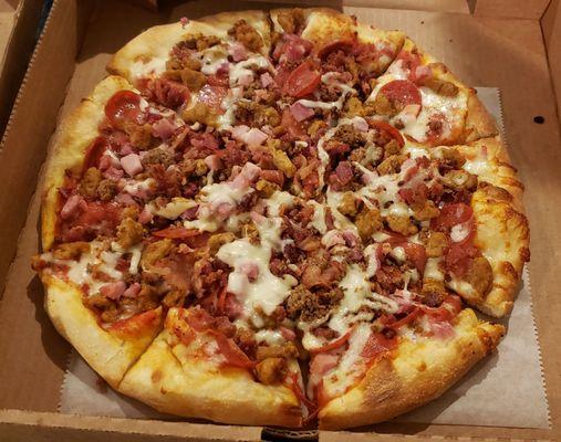 14" Meat Lovers Pizza