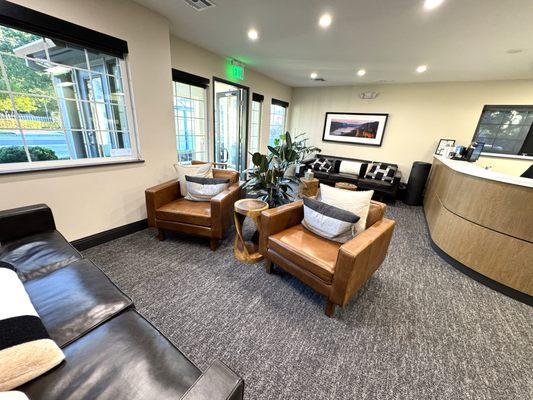 Comfortable reception area