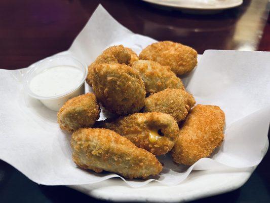 Jalapeño poppers. No good.