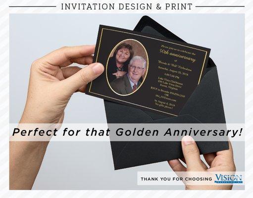 Let us help you share your special event! Invitation design and printing.