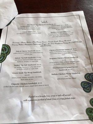 Page 4 menu