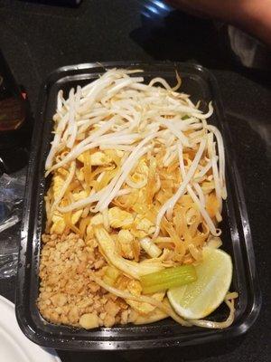 Chicken Pad Thai was really good but not as spicy as I asked for it to be.