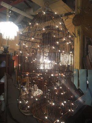 Giant beautiful antique birdcage