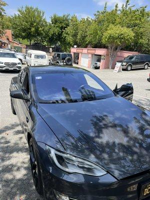 2019 Tesla model s finished.