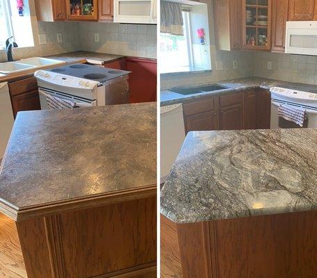 Before and After Kitchen