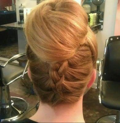 Hair style by Stephanie Crosby