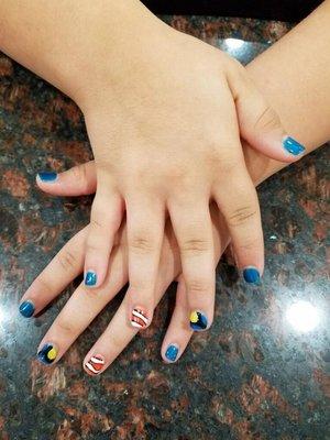 Finding Nemo nail art