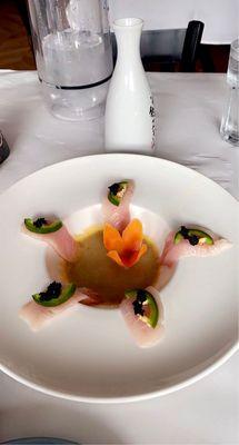 Yellowtail Jalapeno Appetizer