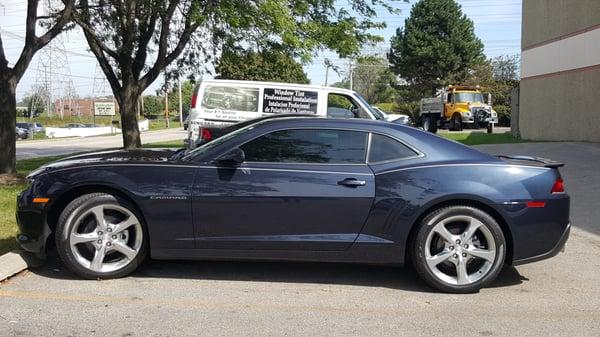 Window Tint on a Chevy Camero