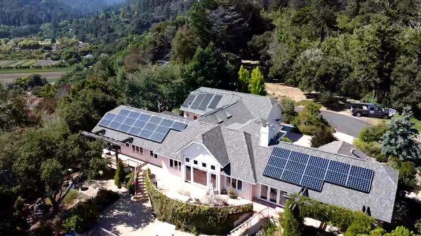 Shingle reroof in Santa Cruz