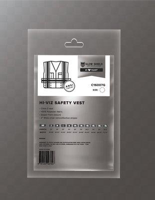 Clear vest packaging for Elite Safety Products