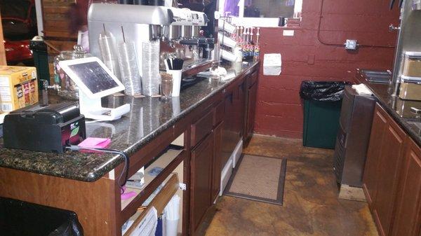 This is where the magic happens and the coffee is crafted.