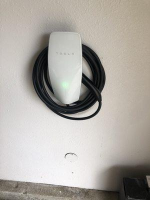 Tesla Wall Charger.