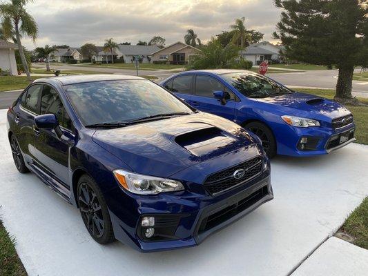 His and hers 2021 WRXs