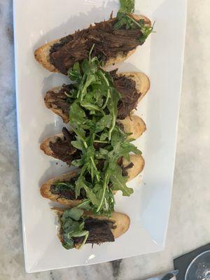 Short Rib Bruchetta