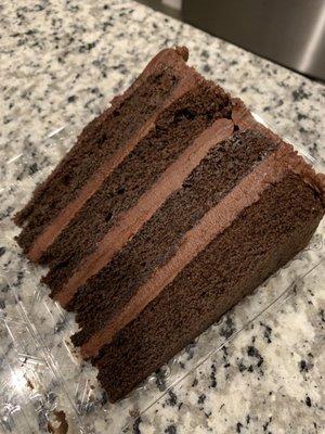 Chocolate Fudge Cake Slice