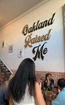 "Oakdale Raised Me" Statement Wall