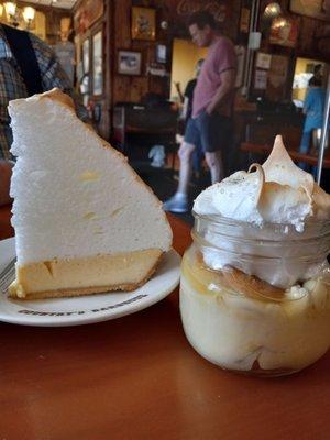 What a finish!! Lemon pie and banana pudding!! Gotta come back soon!!