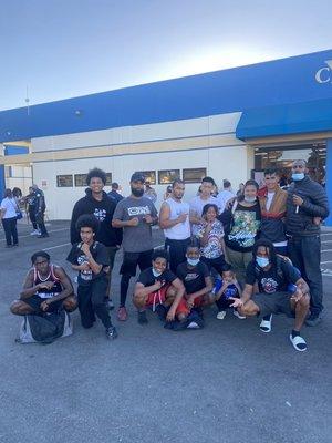 Boxing team in California