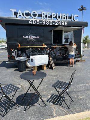 Our first visit to our new favorite taco location near Britton on May Ave.