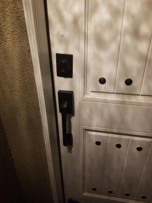 High security door lock