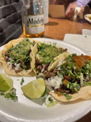 Carne asada tacos