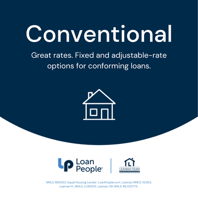 Conventional mortgage lender for all of Texas, including Austin, Dallas, San Antonio and Houston.