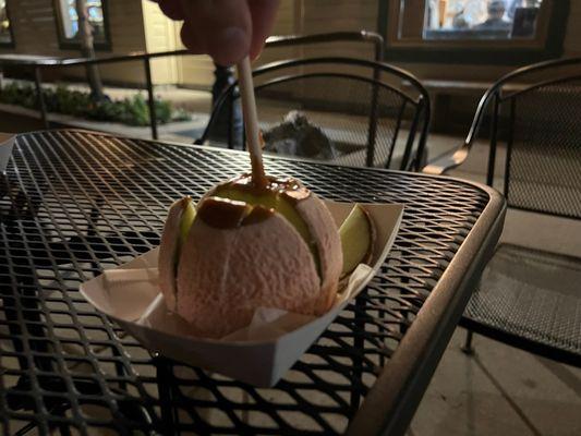 Strawberry cheesecake apple.