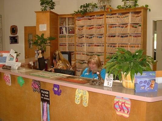 Our friendly staff waits to welcome you to the clinic.