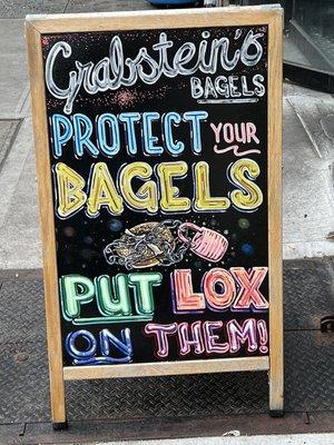 Protect Your Bagels....Put Lox on Them