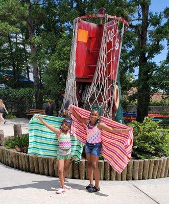 Us coming into Hurricane Harbor