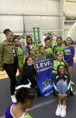 Level 2 Champs! Raise that trophy Team Flame!