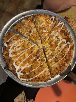 Buffalo chicken pizza