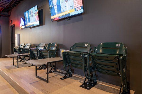 Seating from Louisville's own Slugger Field!