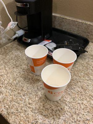 The coffee cups are not wrapped. Is this sanitary?