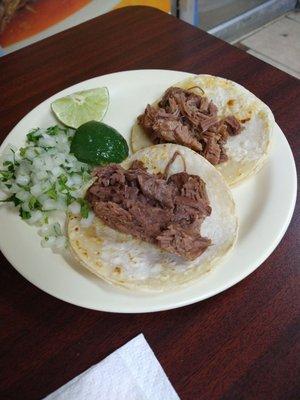 Tacos de barbacoa